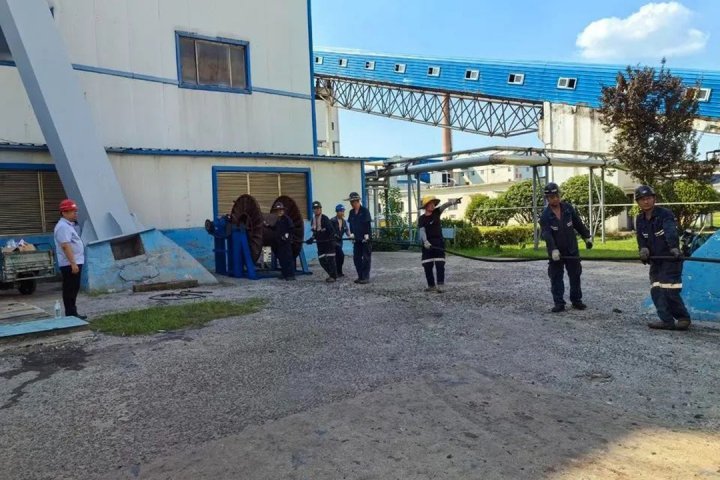 花园煤矿创思路战酷暑，自主更换主井钢丝绳节约费用10万元